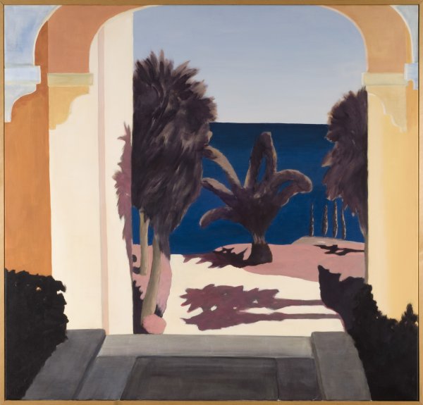 Cap Esterel (France),  Acryl/Leinwand  2004  120 x 115 cm