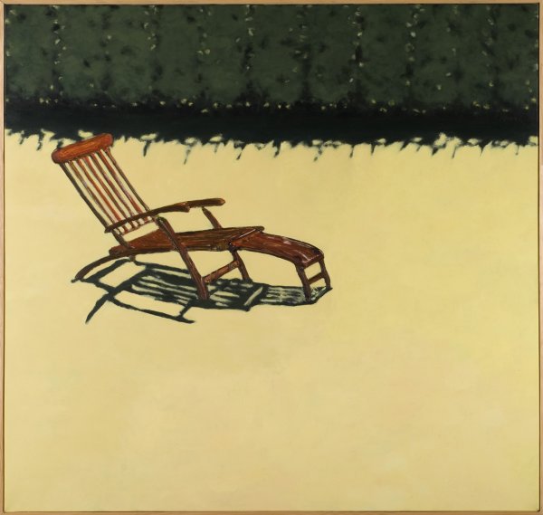 Deckchair 1,  Acryl/Leinwand (acrylic/canvas)  2001  120 x 115 cm